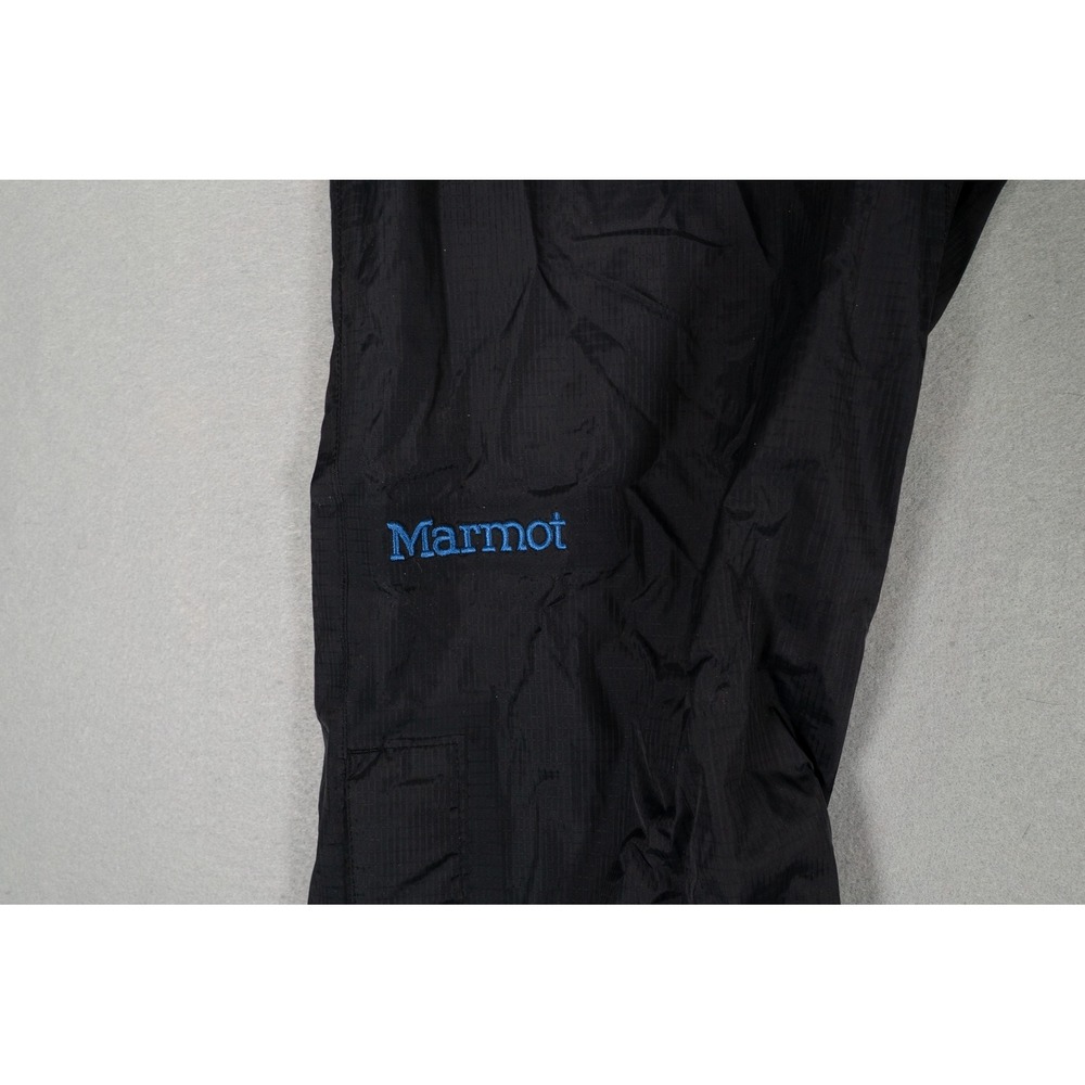 Marmot PreCip Eco Rain Pants Womens Medium Black Waterproof Hiking Trousers - Picture 9 of 11